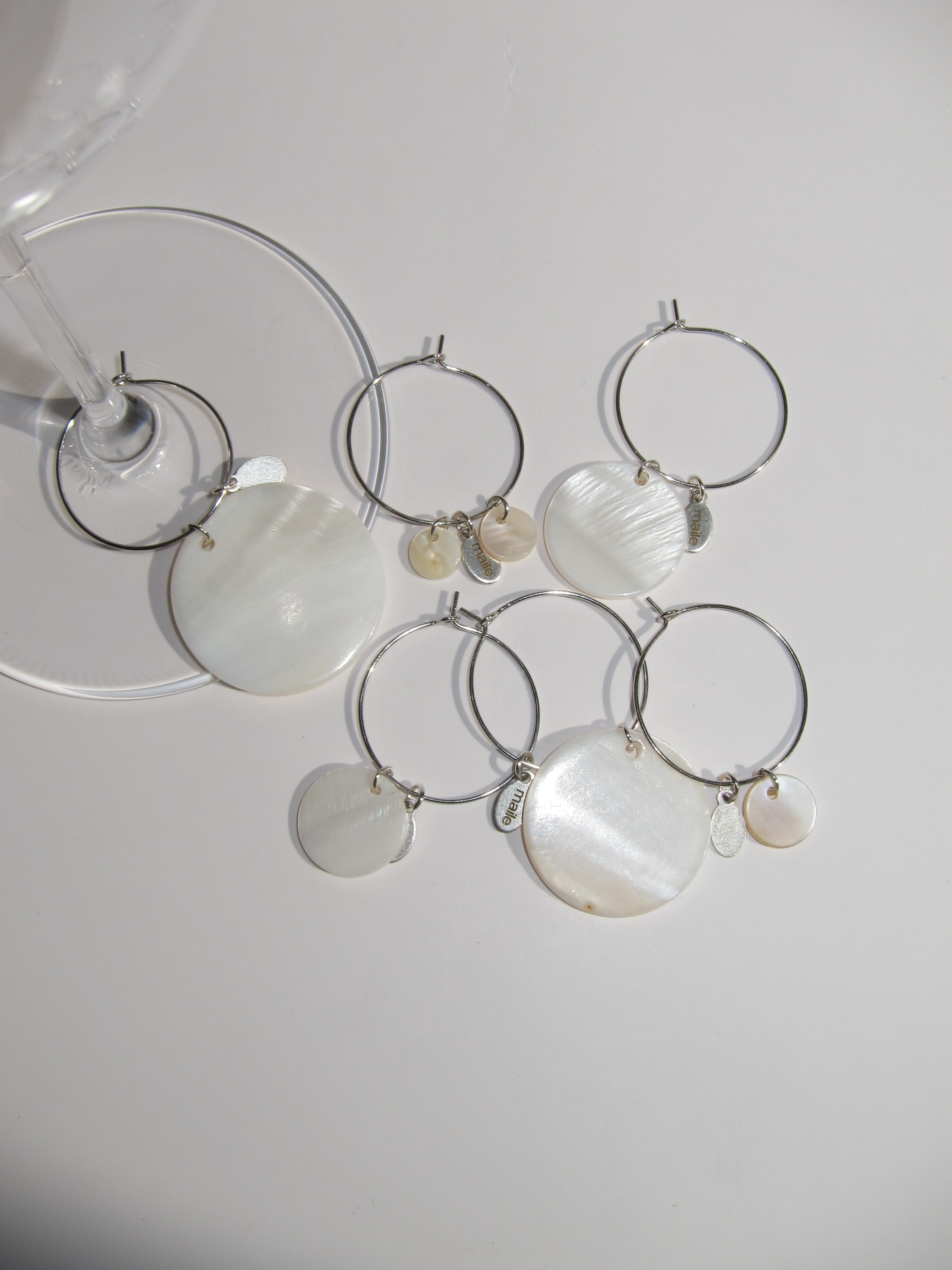 shell wine charms