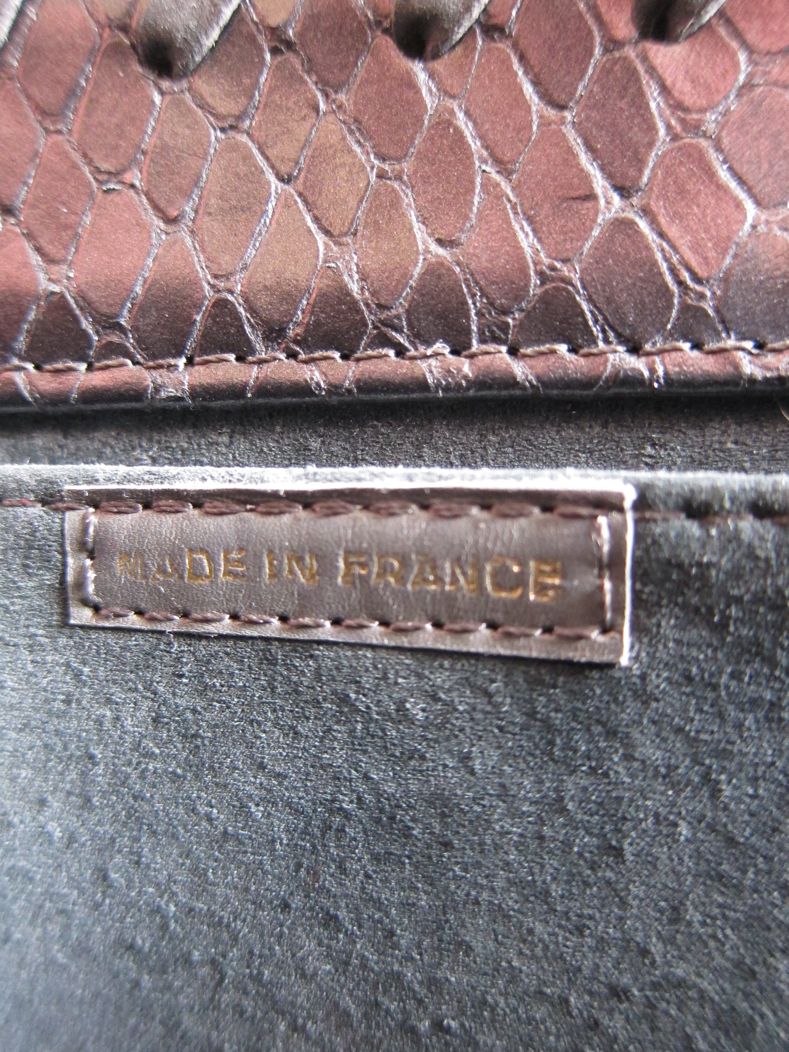 Yves Saint Laurent Snakeskin Purse