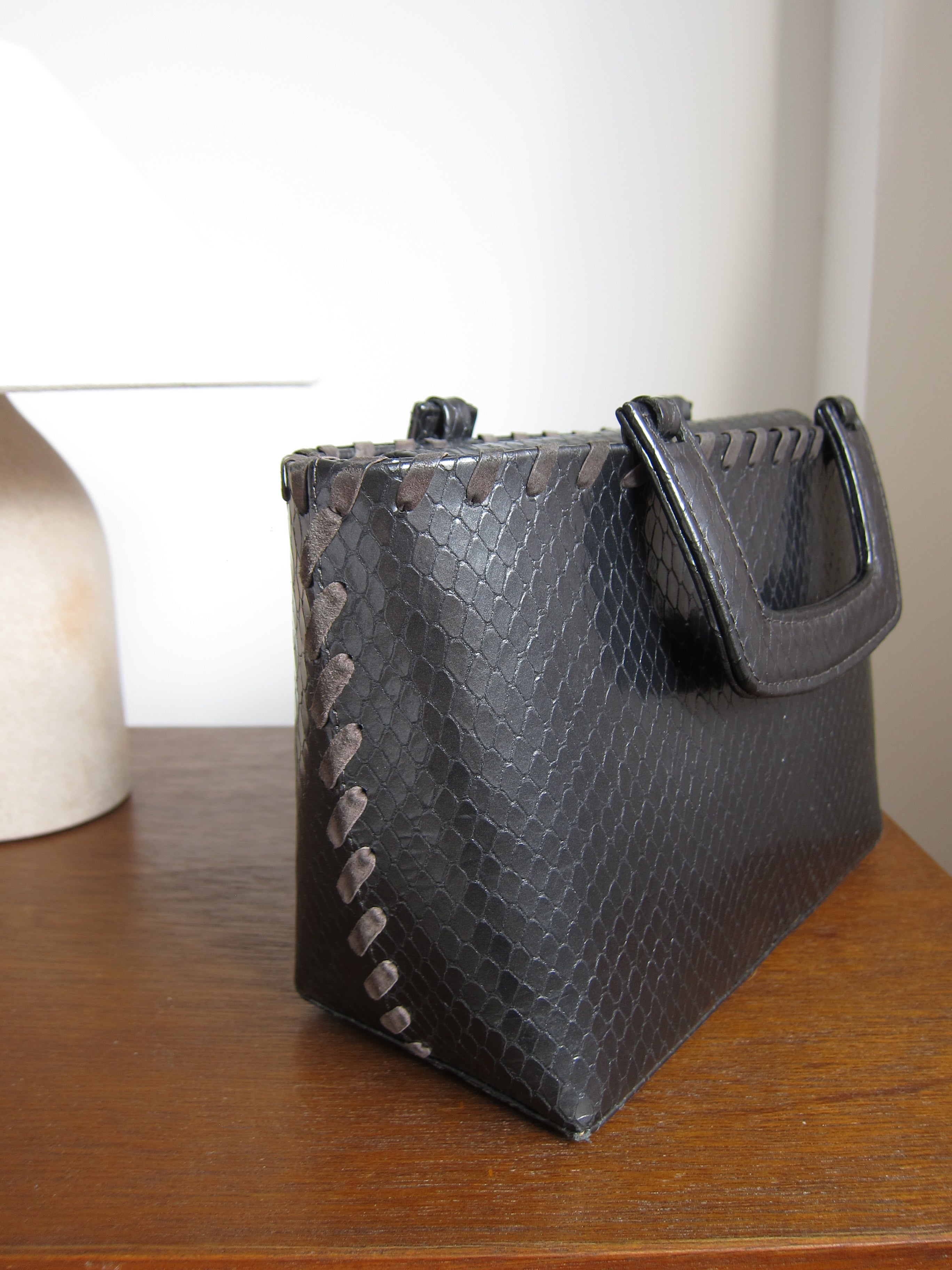 Yves Saint Laurent Snakeskin Purse