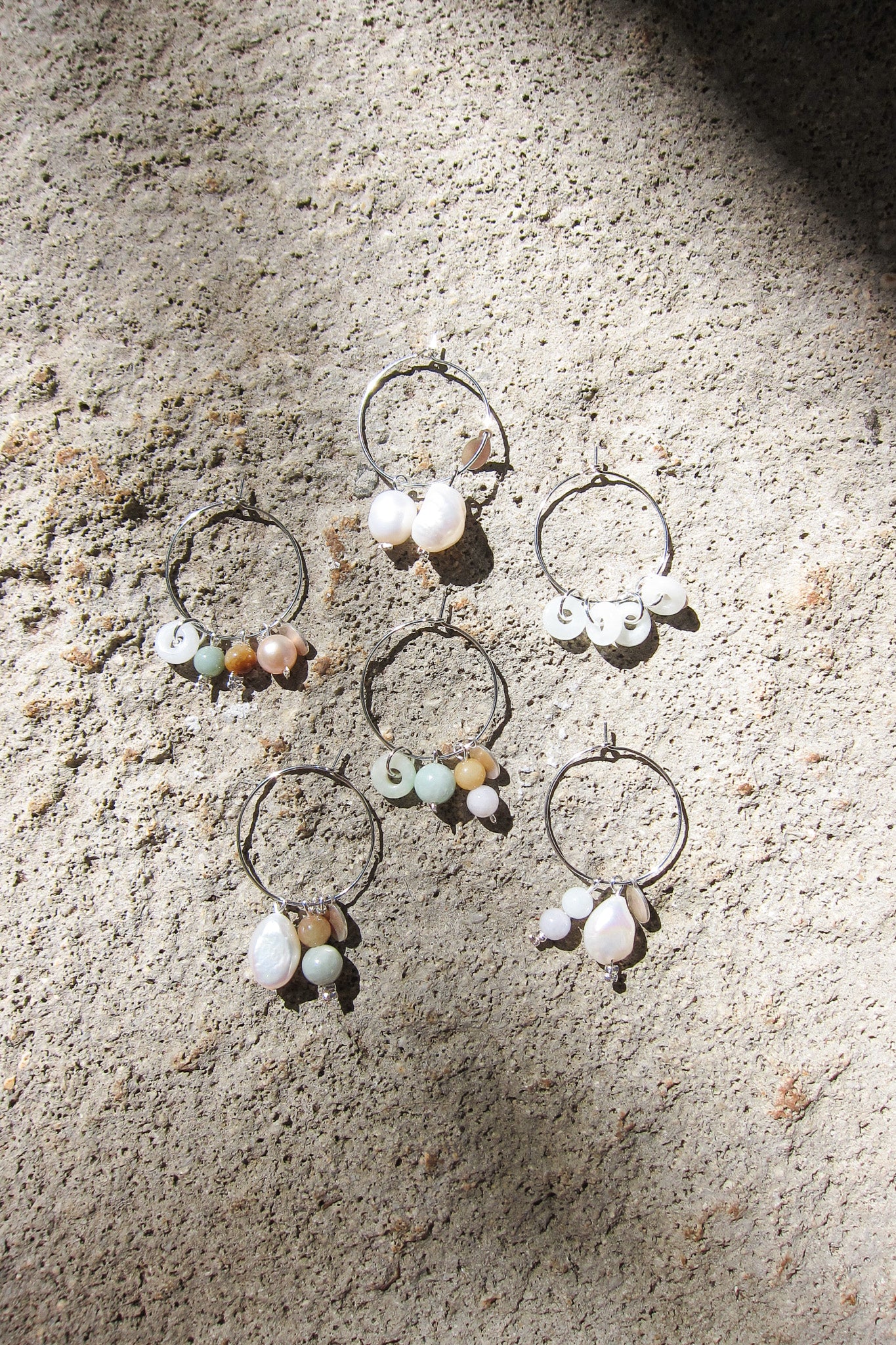 pearl and jade wine charms